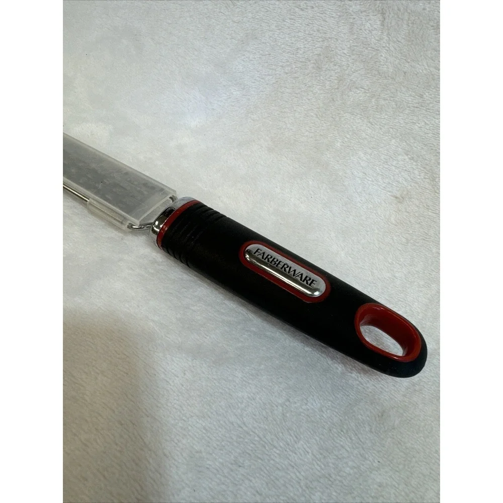 Farberware‎ Grater Zester With Cover Black Red Kitchen Tool Gadget